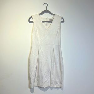 White fitted Banana Republic Dress
